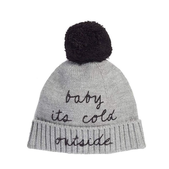 kate spade Accessories - NWT Kate Spade Baby It’s Cold Outside Beanie Hat